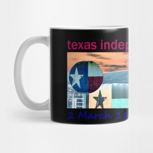 texas independence day Mug